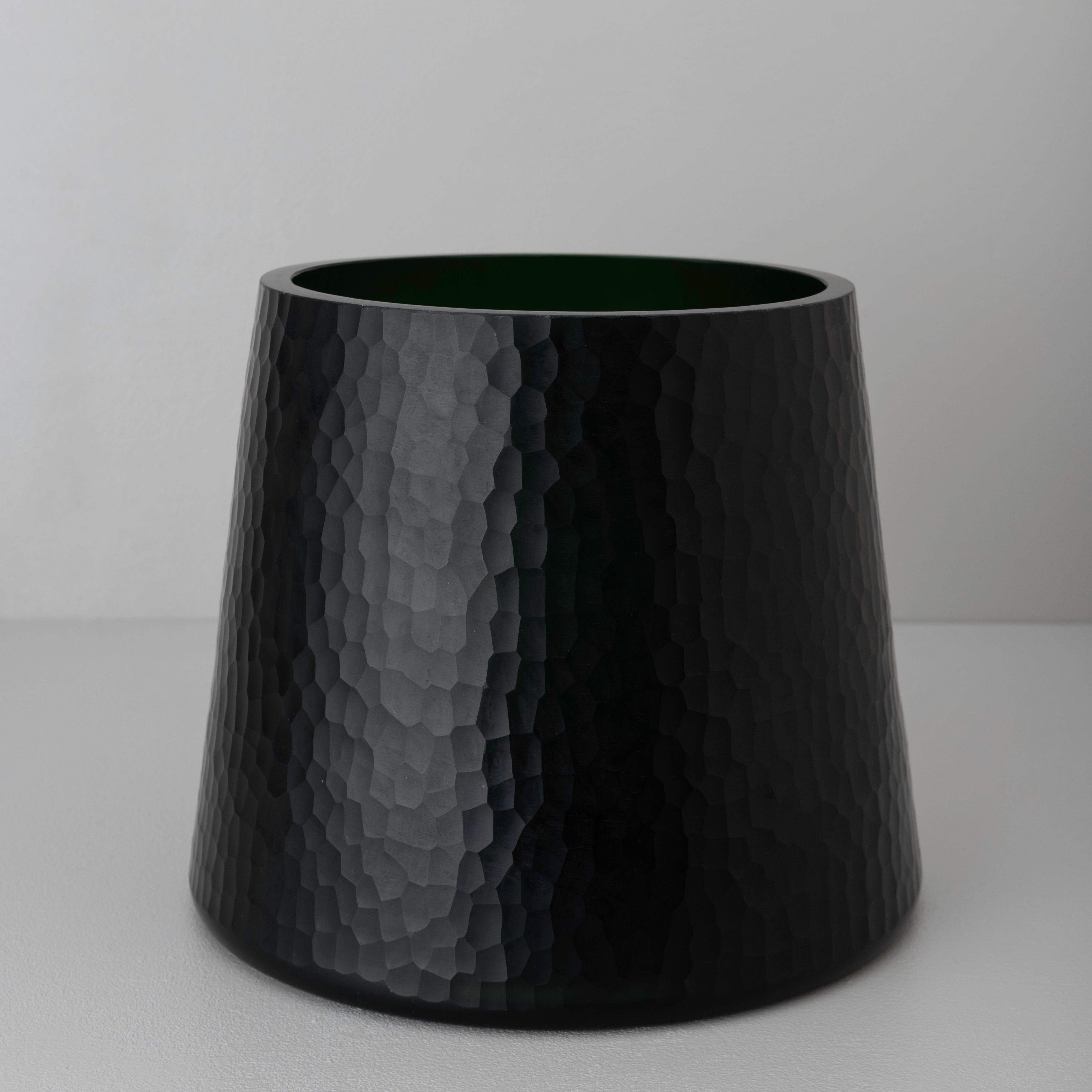 Glass Vase Luxury Glass Vase Emerald Green Glass Vases