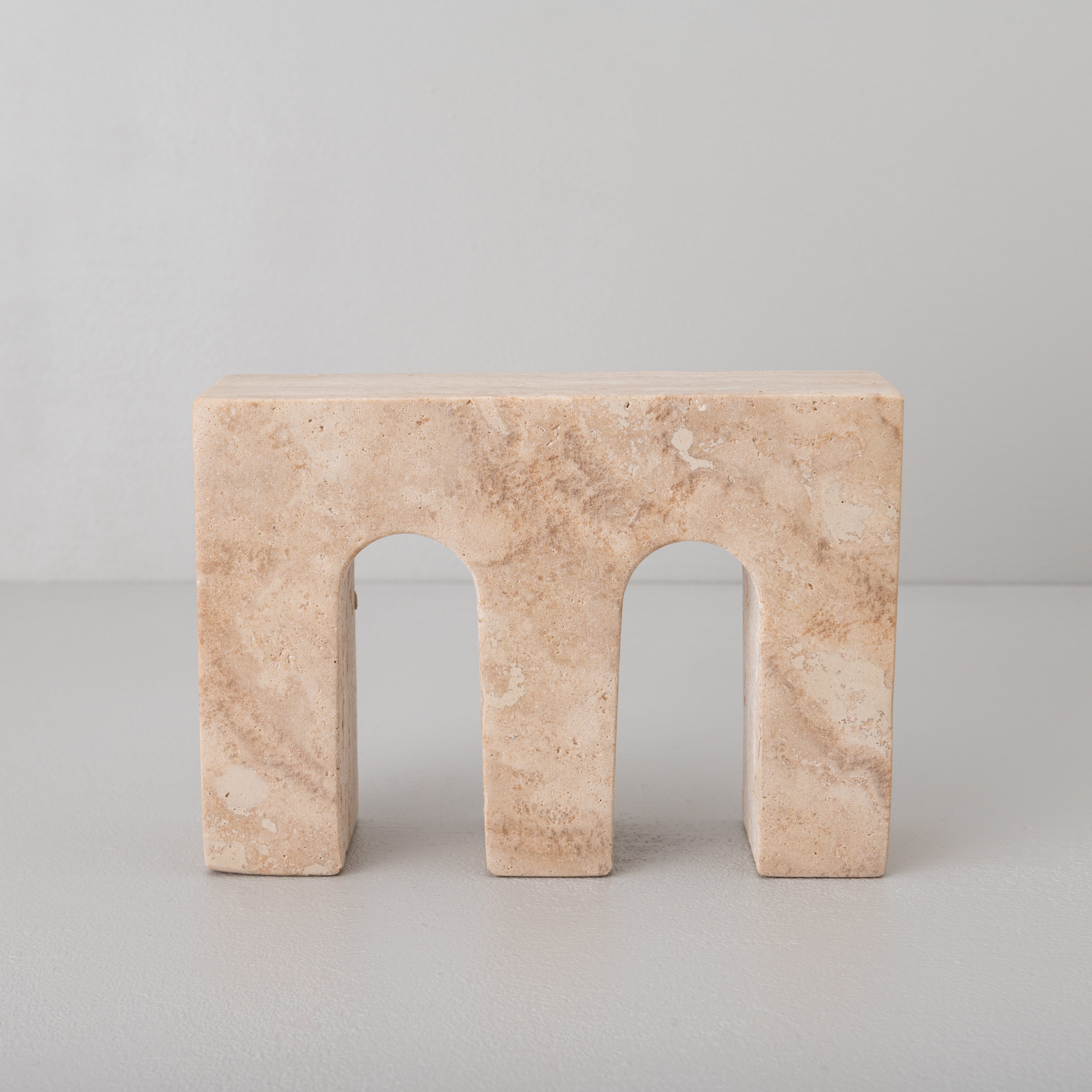 Marble Decor Artifact Travertine Architectural for Table Decor