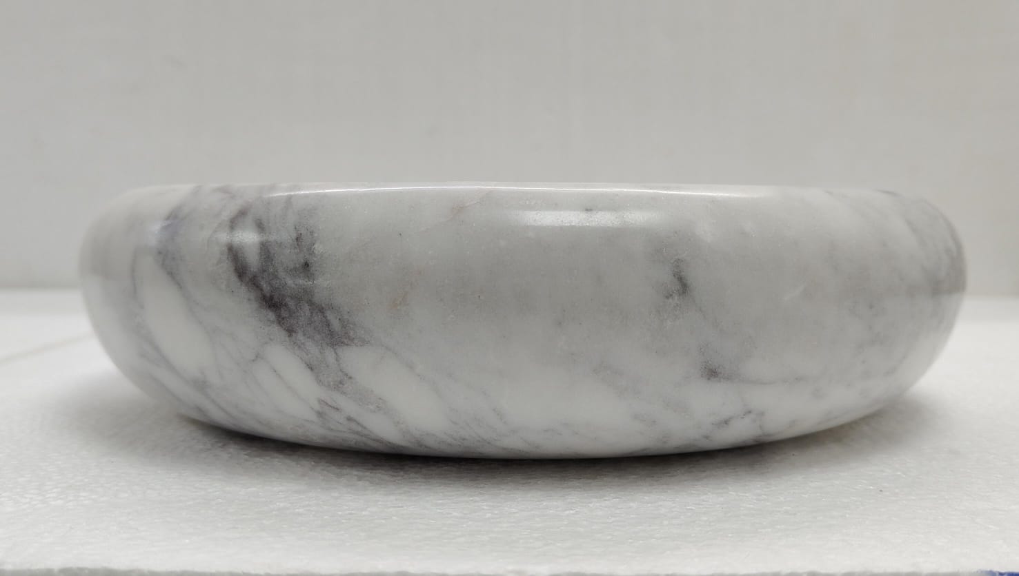 Void – Sculpted Marble Bowl