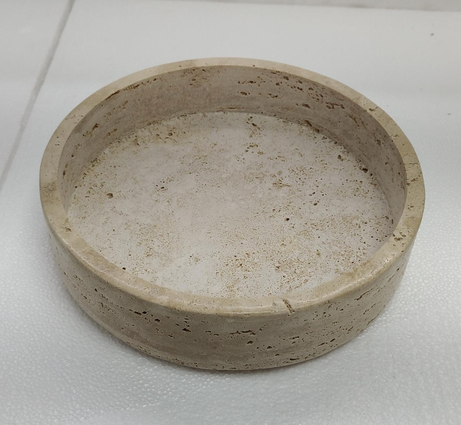 Cavola – Handcarved Travertine Bowl