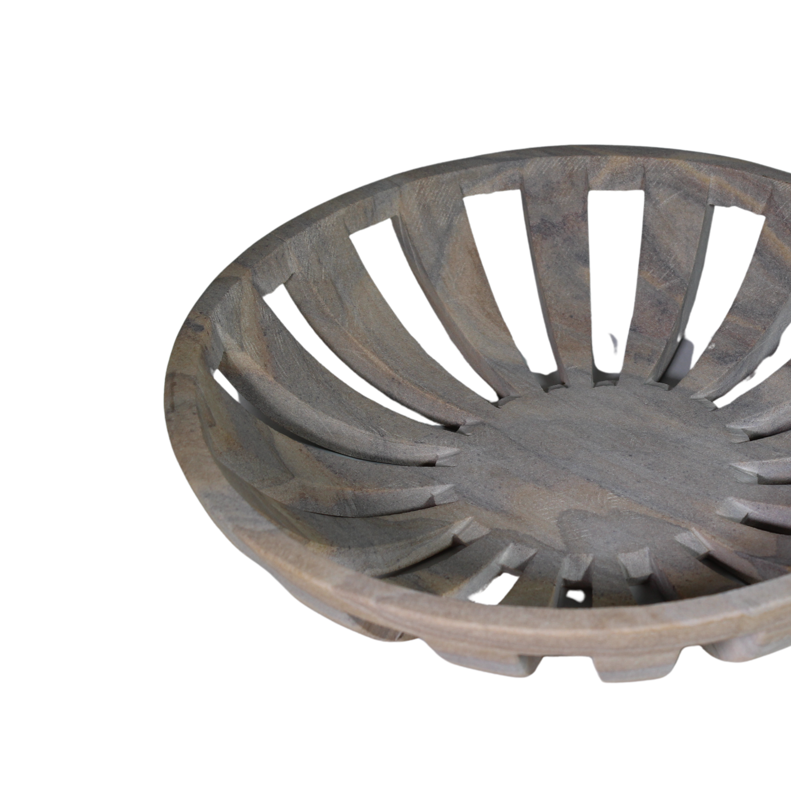 Dune Bloom Sandstone Bowl