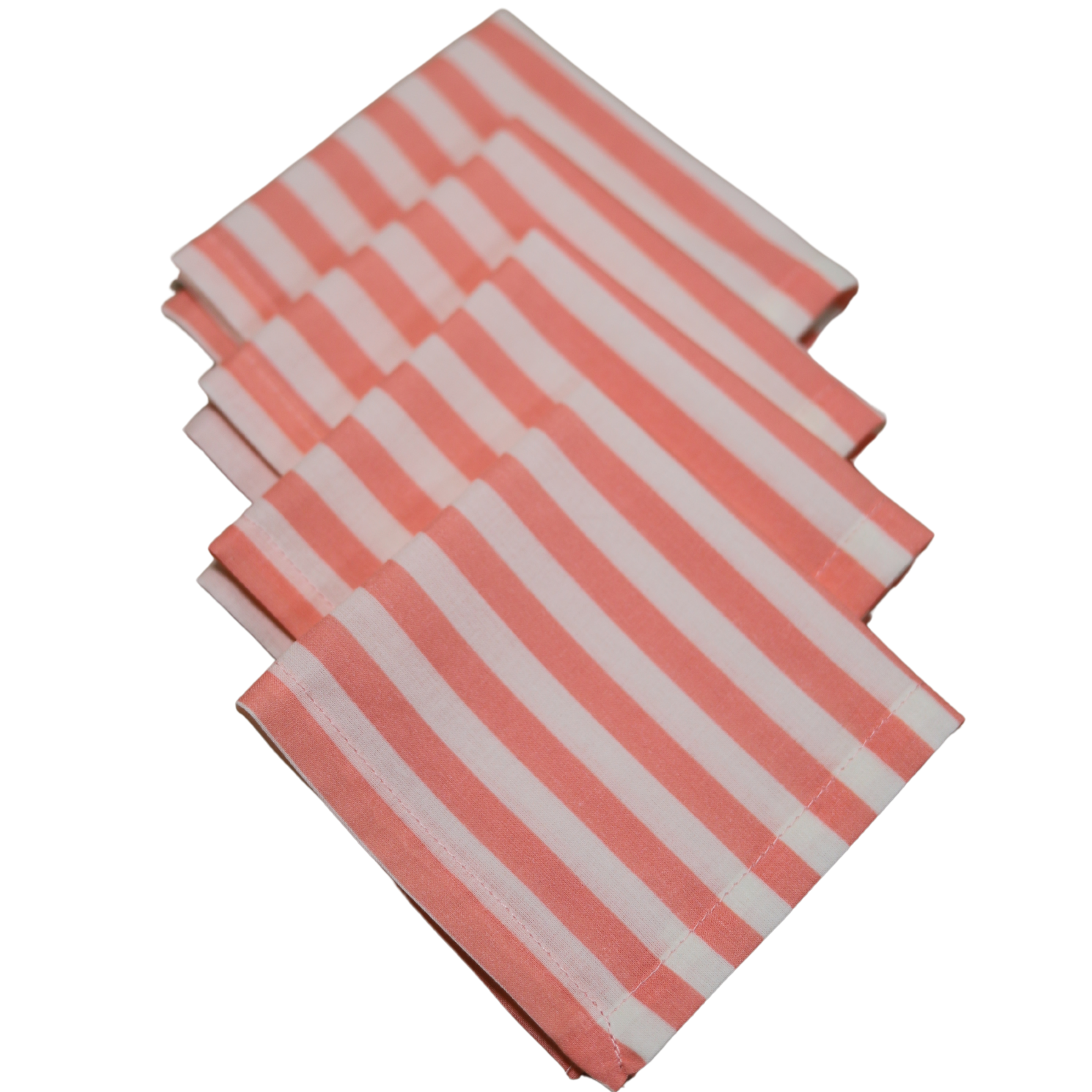 Cocktail Stripe Cotton Napkins – Set of 4