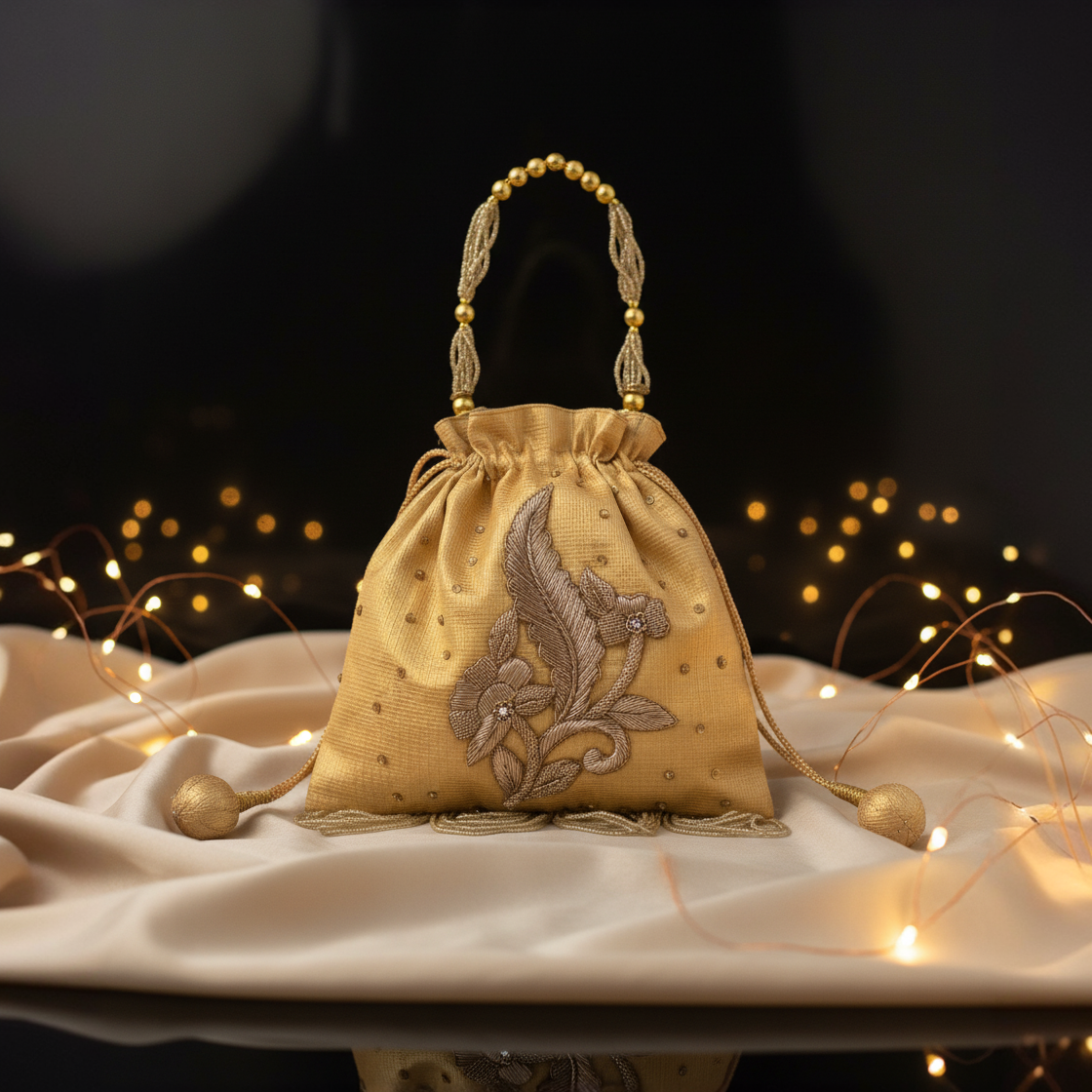 Zaraana Gold Luxe Potli