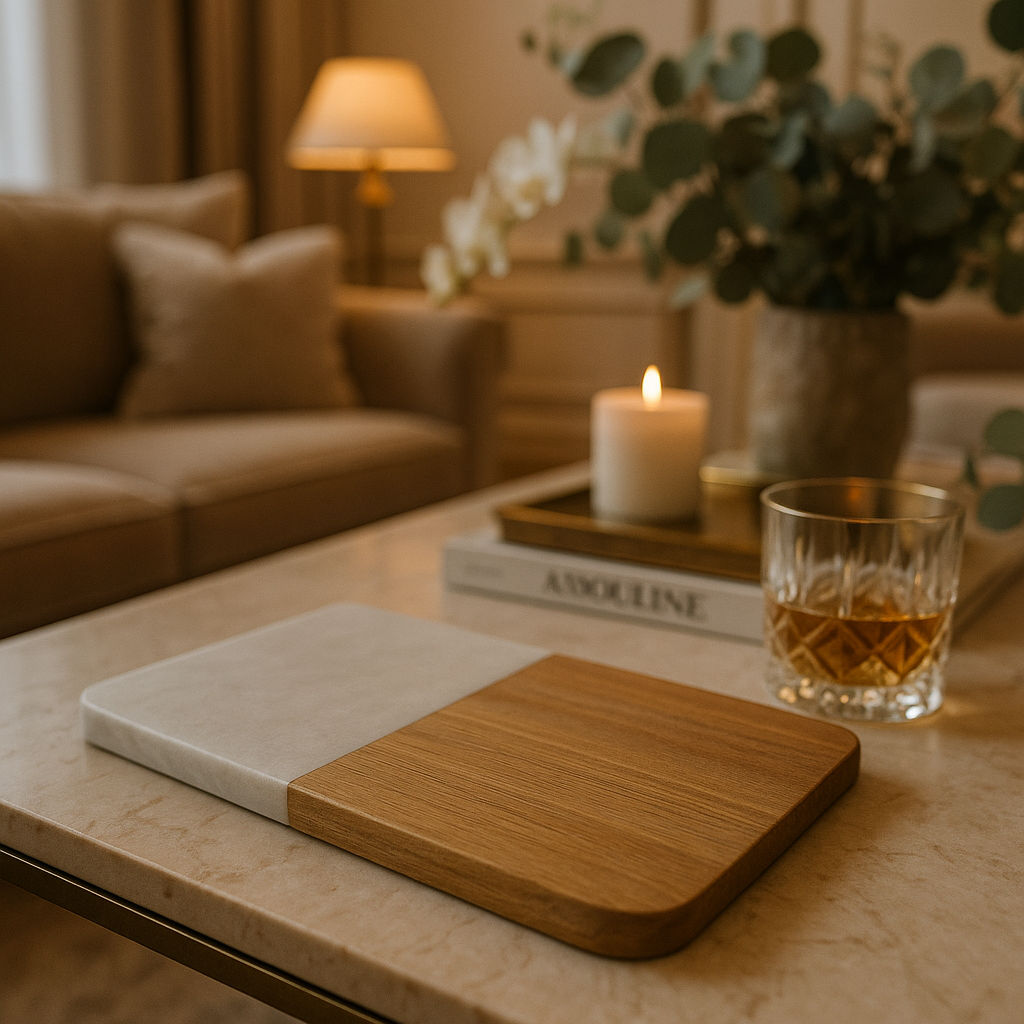 Rustic Harmony Coaster