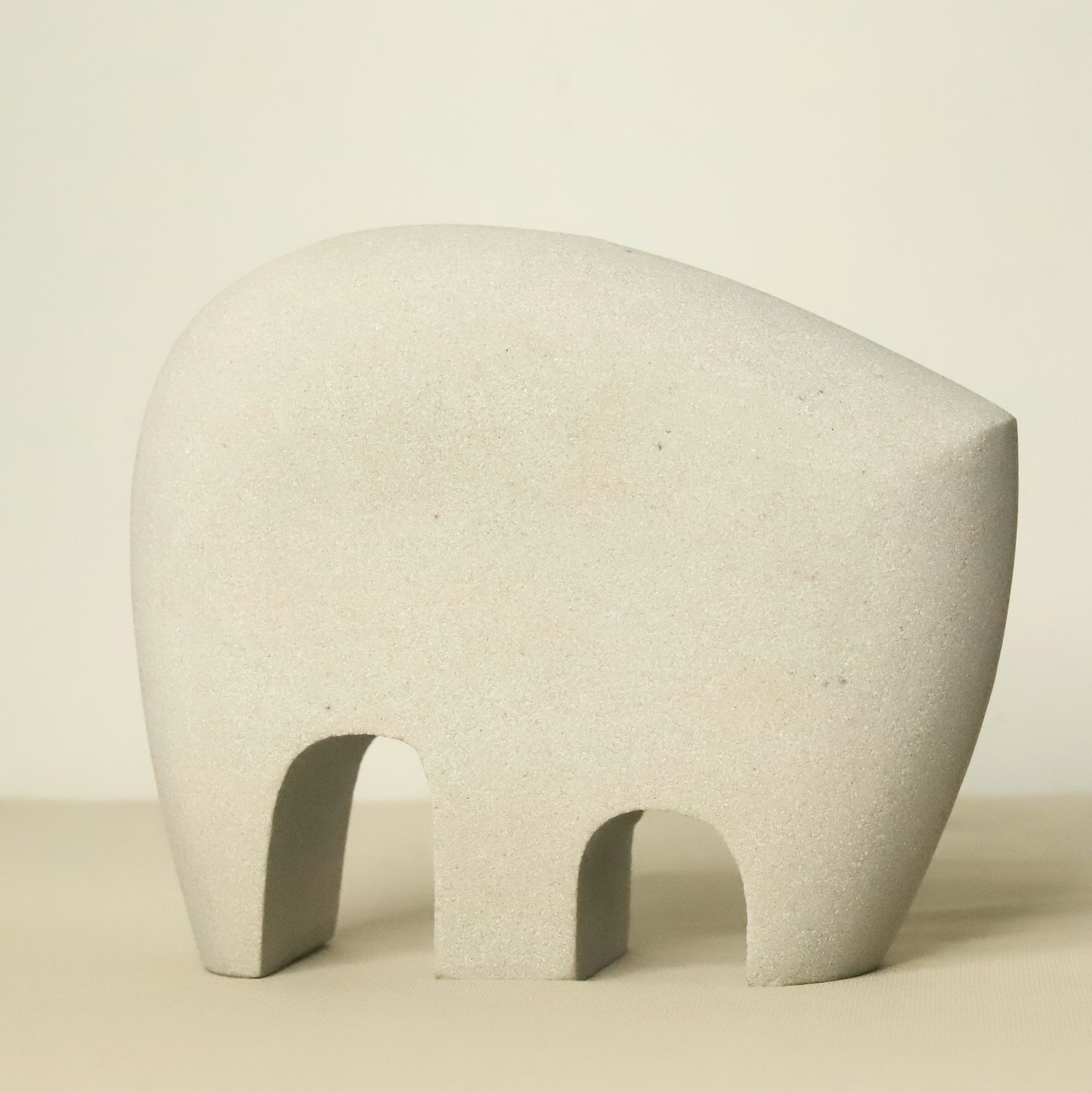 Abstract Sandstone Elephant – Backward Gaze Edition