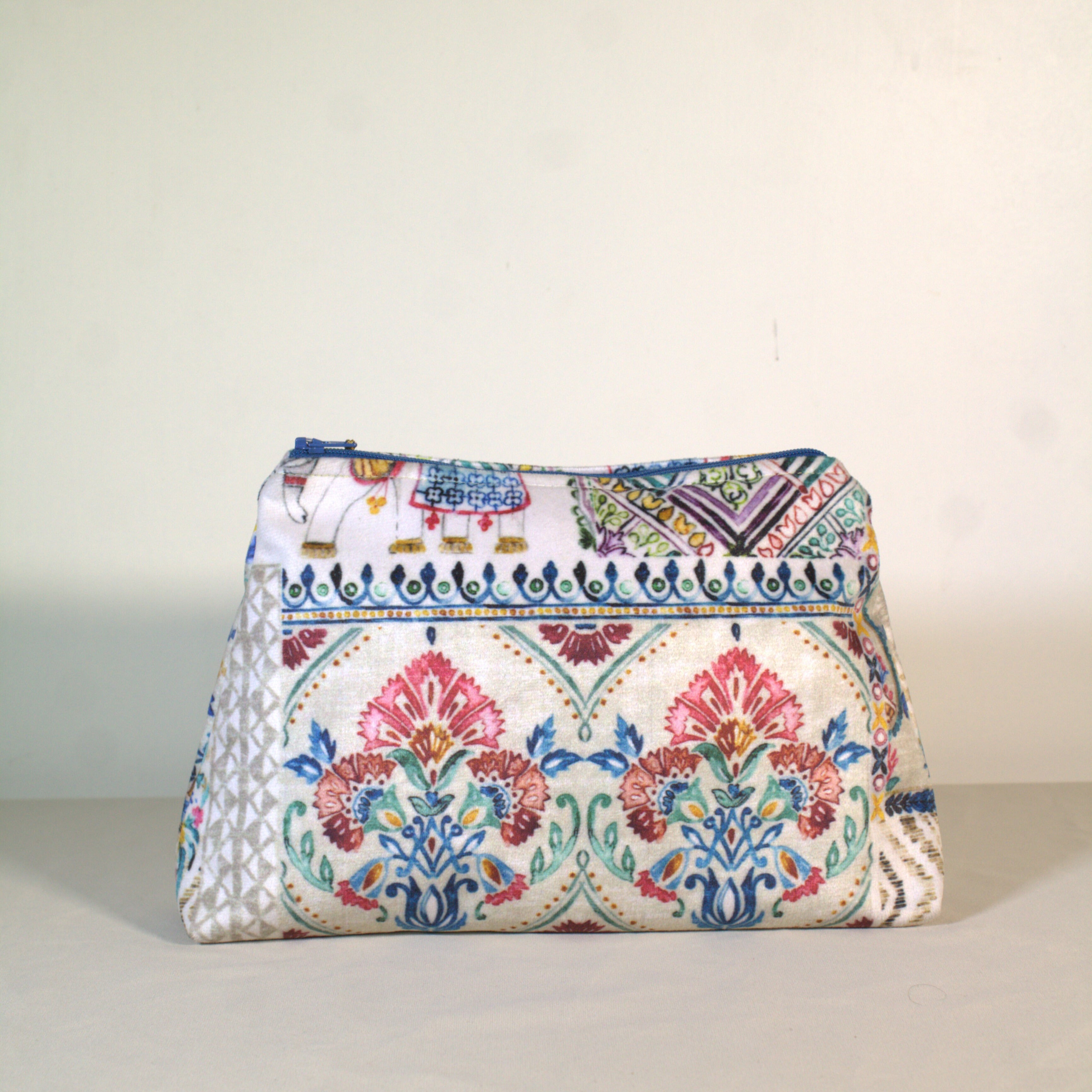 Boho Bloom Makeup Pouch with Tassel