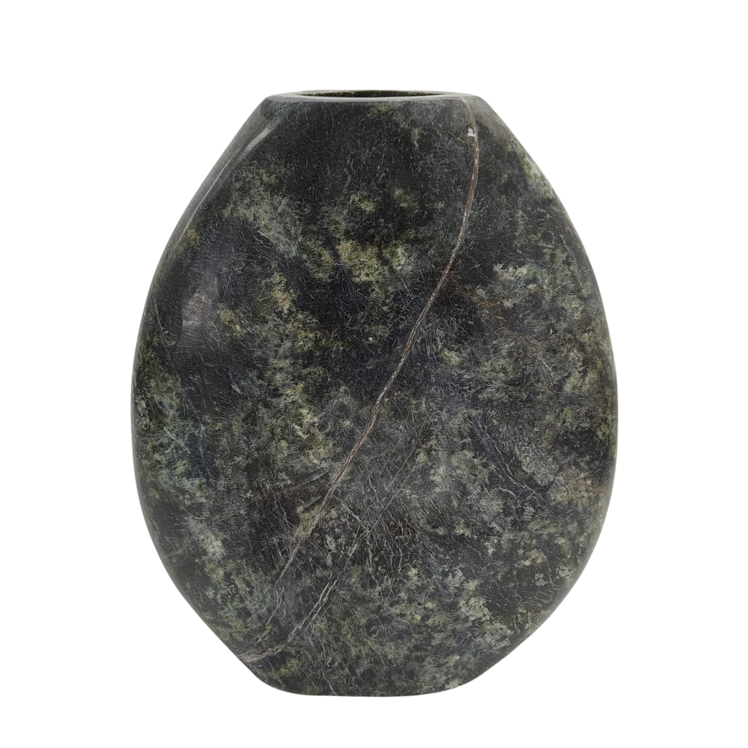 Obsidian Leaf Vase
