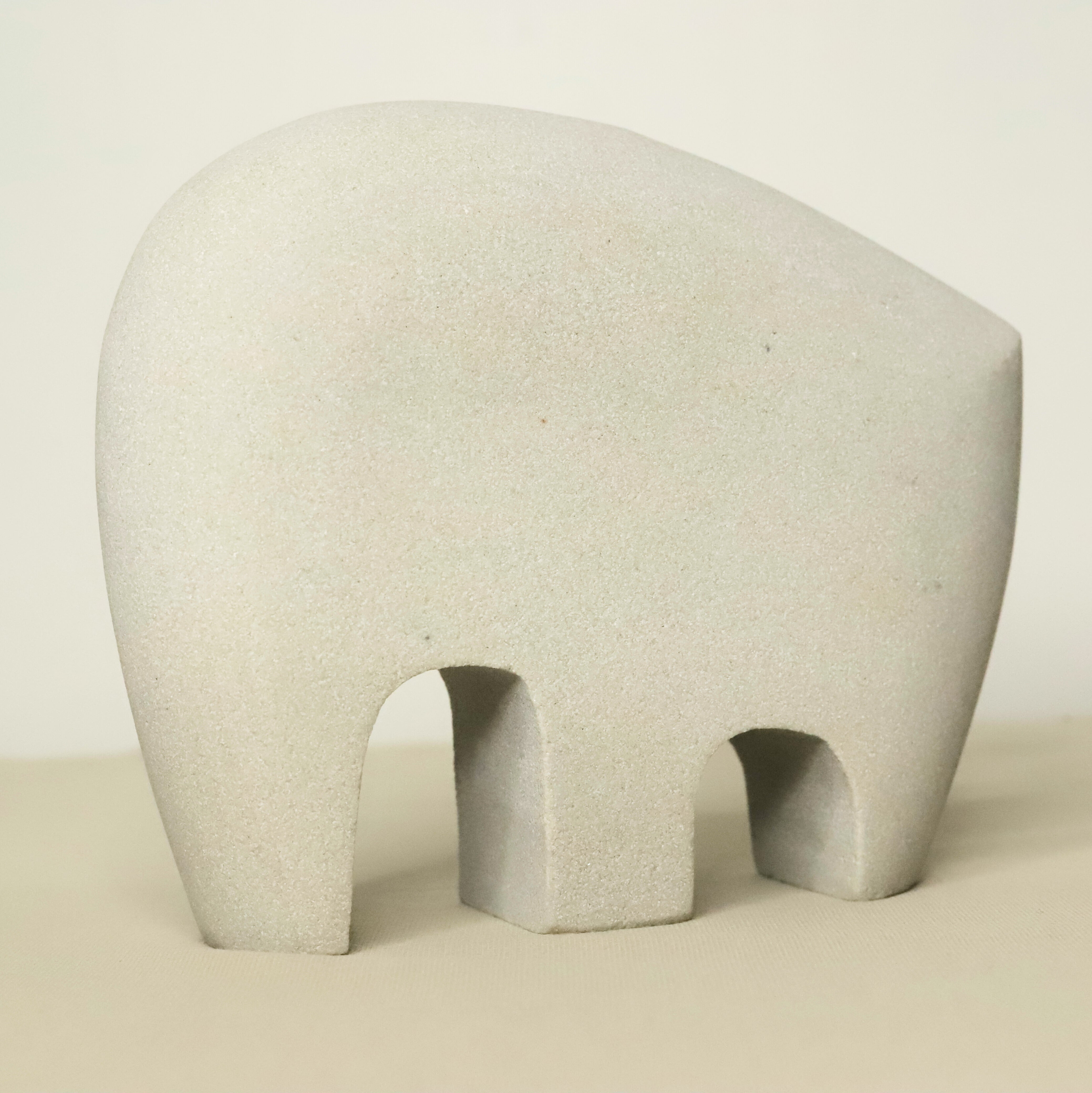 Abstract Sandstone Elephant – Backward Gaze Edition
