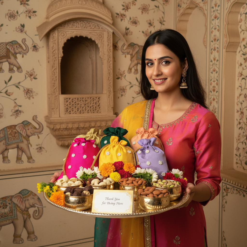 Zahra Luxe Gift Potli Set OF 7