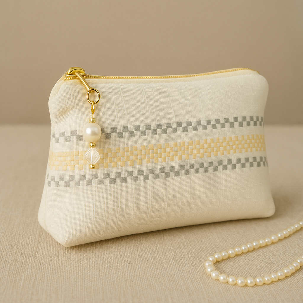 Pearl Mesh Luxe Pouch-Rakhi addition