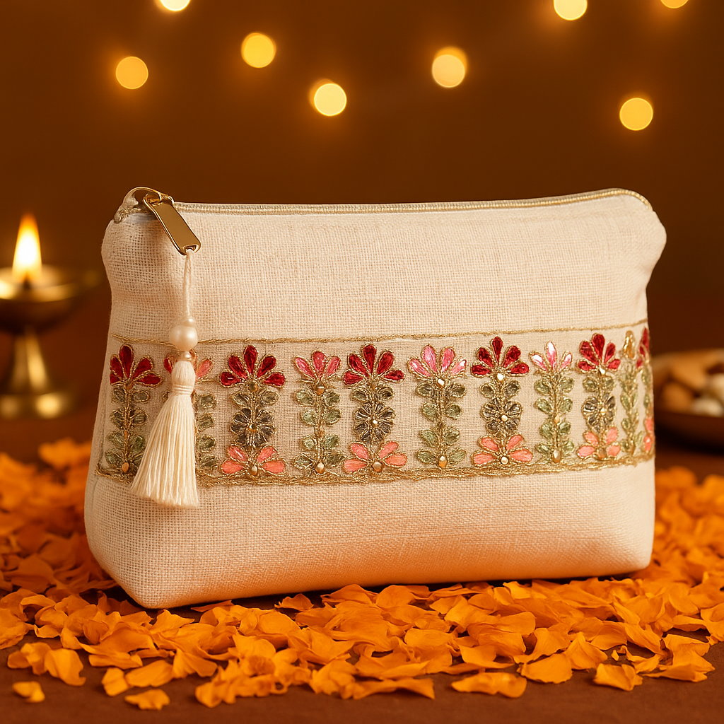 Gulbahar Gota Pouch-Weeding Collection