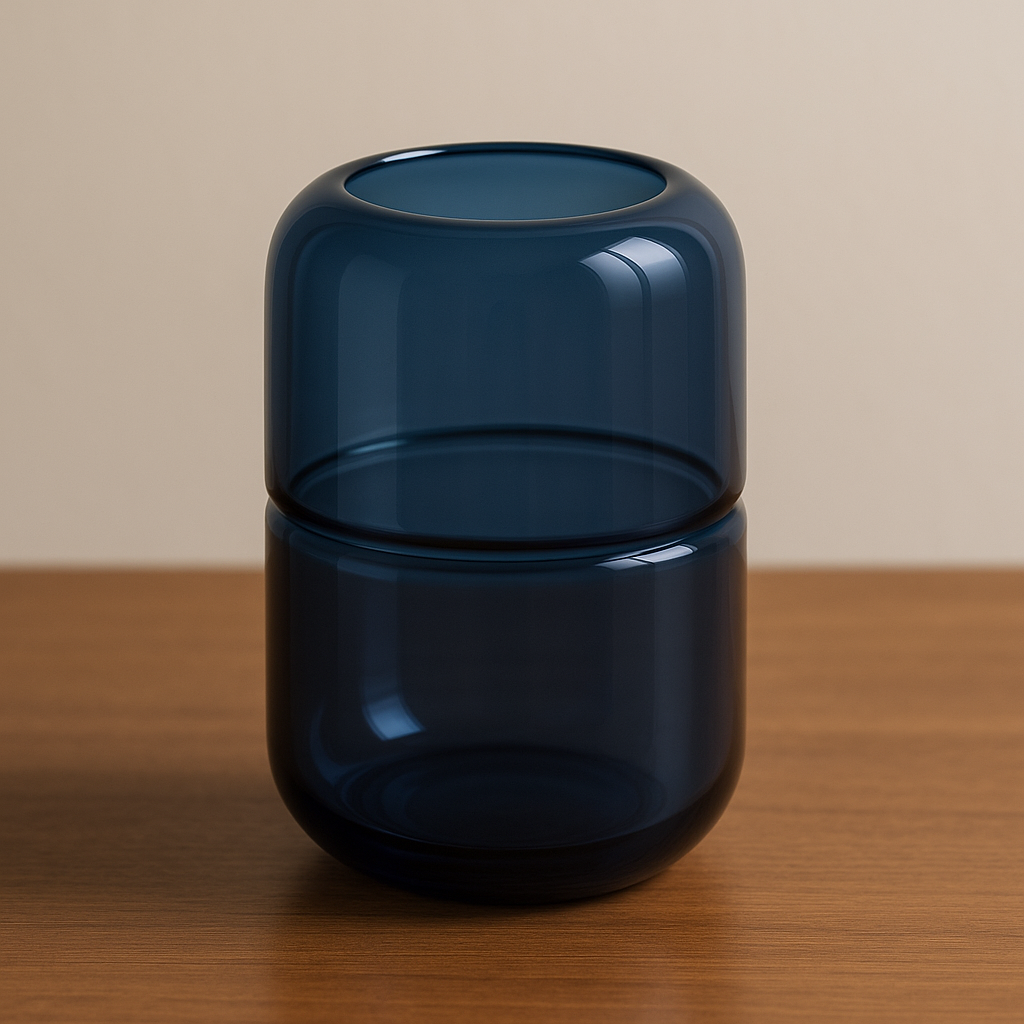 Aeris – Blue Glass Vase