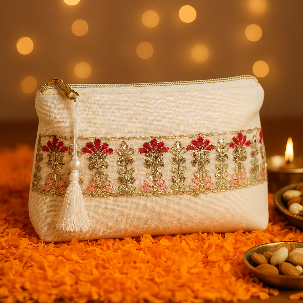 Gulbahar Gota Pouch-Weeding Collection
