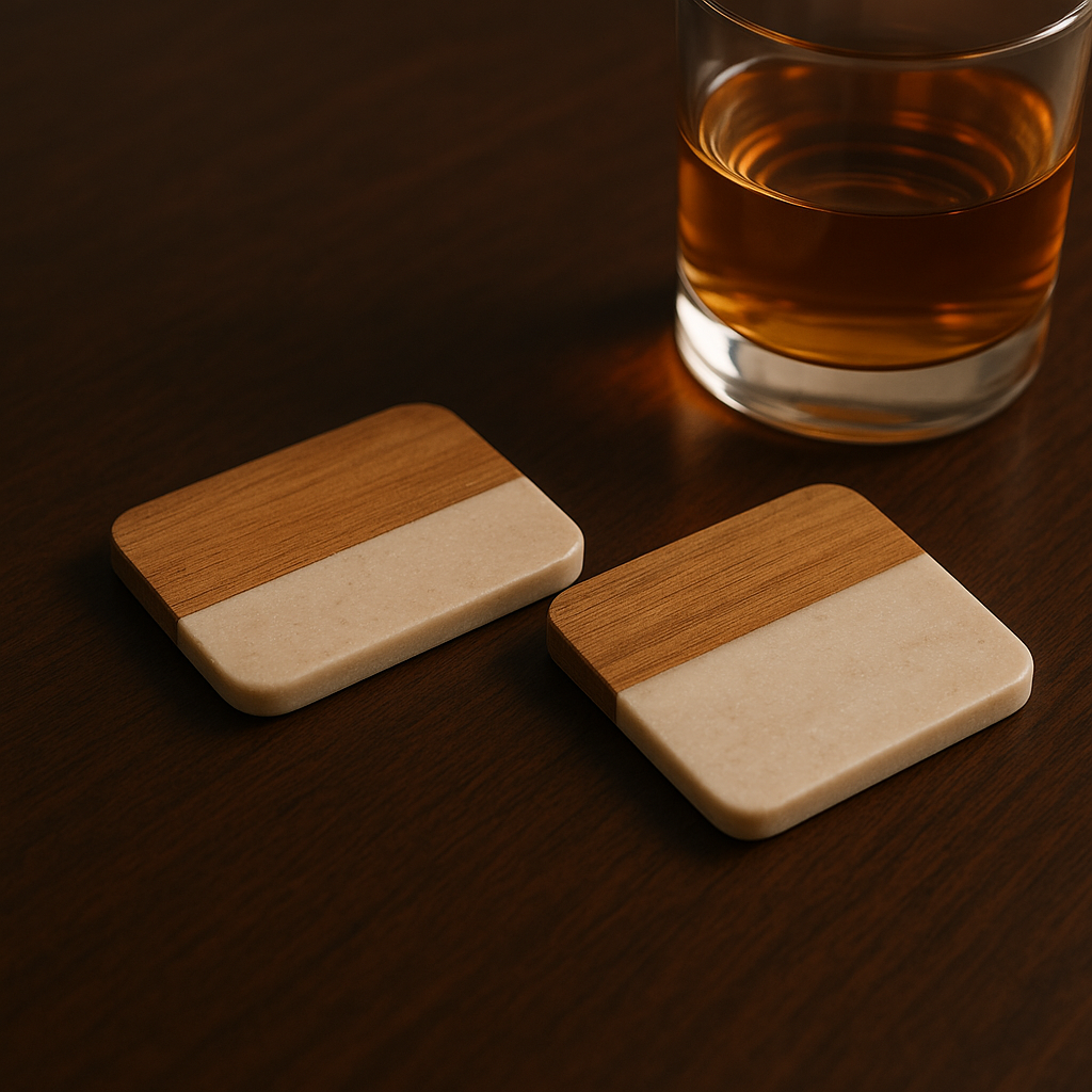 Rustic Harmony Coaster