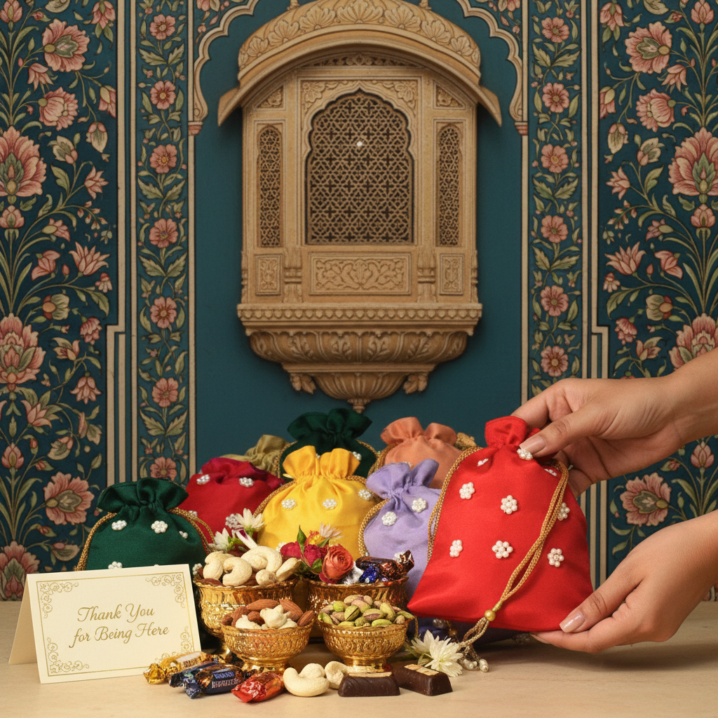 Zahra Luxe Gift Potli Set OF 7